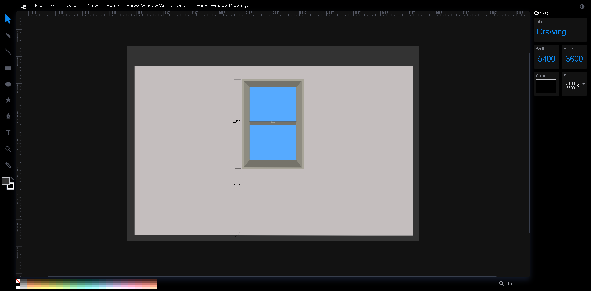 egress-window-cad-example-drawing