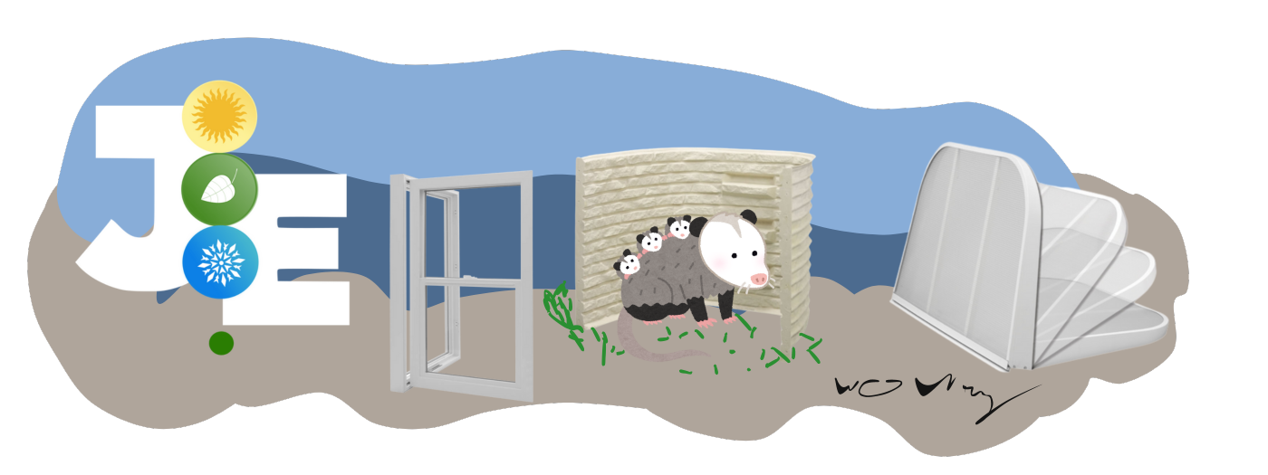 egress search opossum doodle