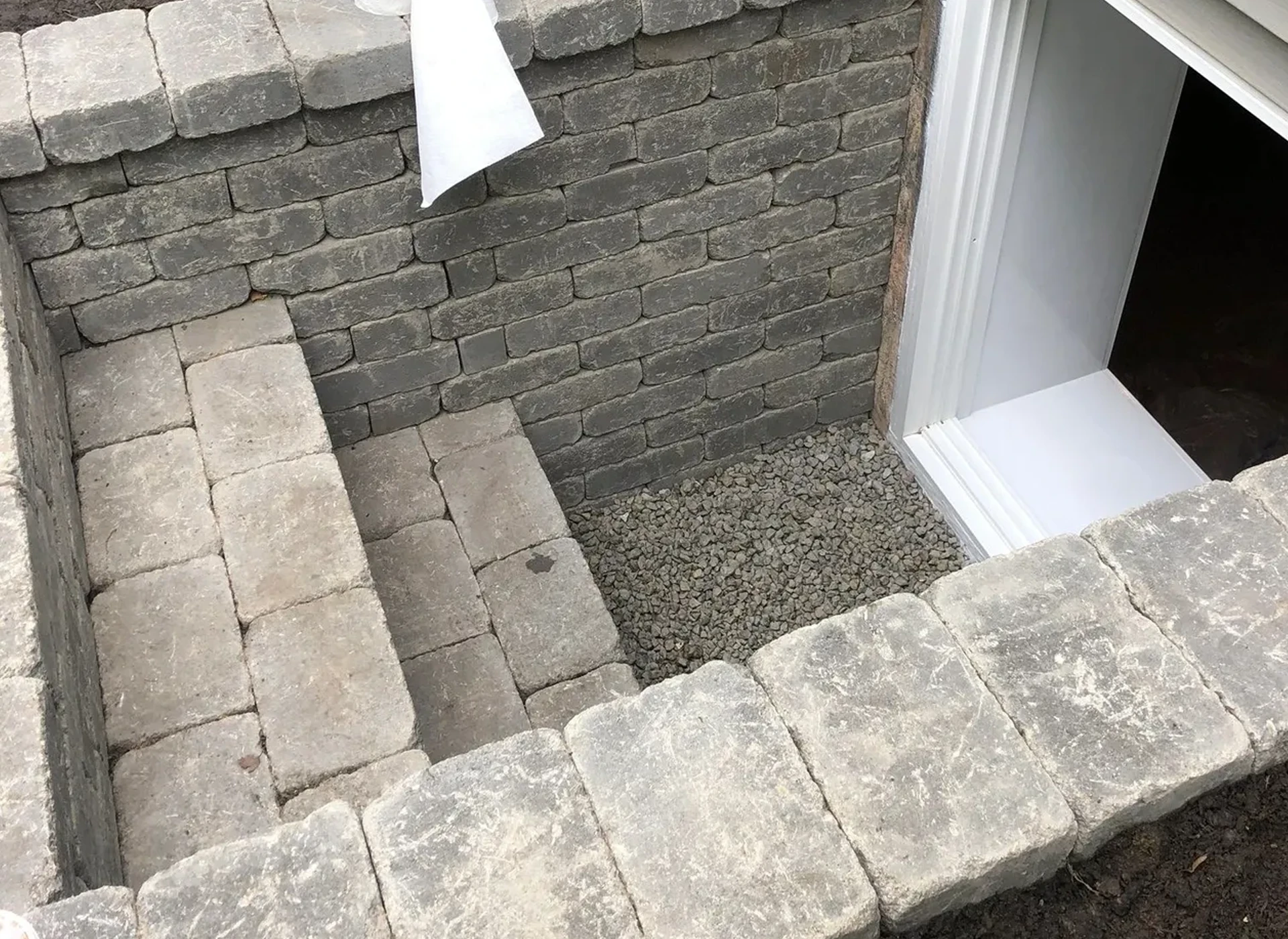 Custom Stone Window Well