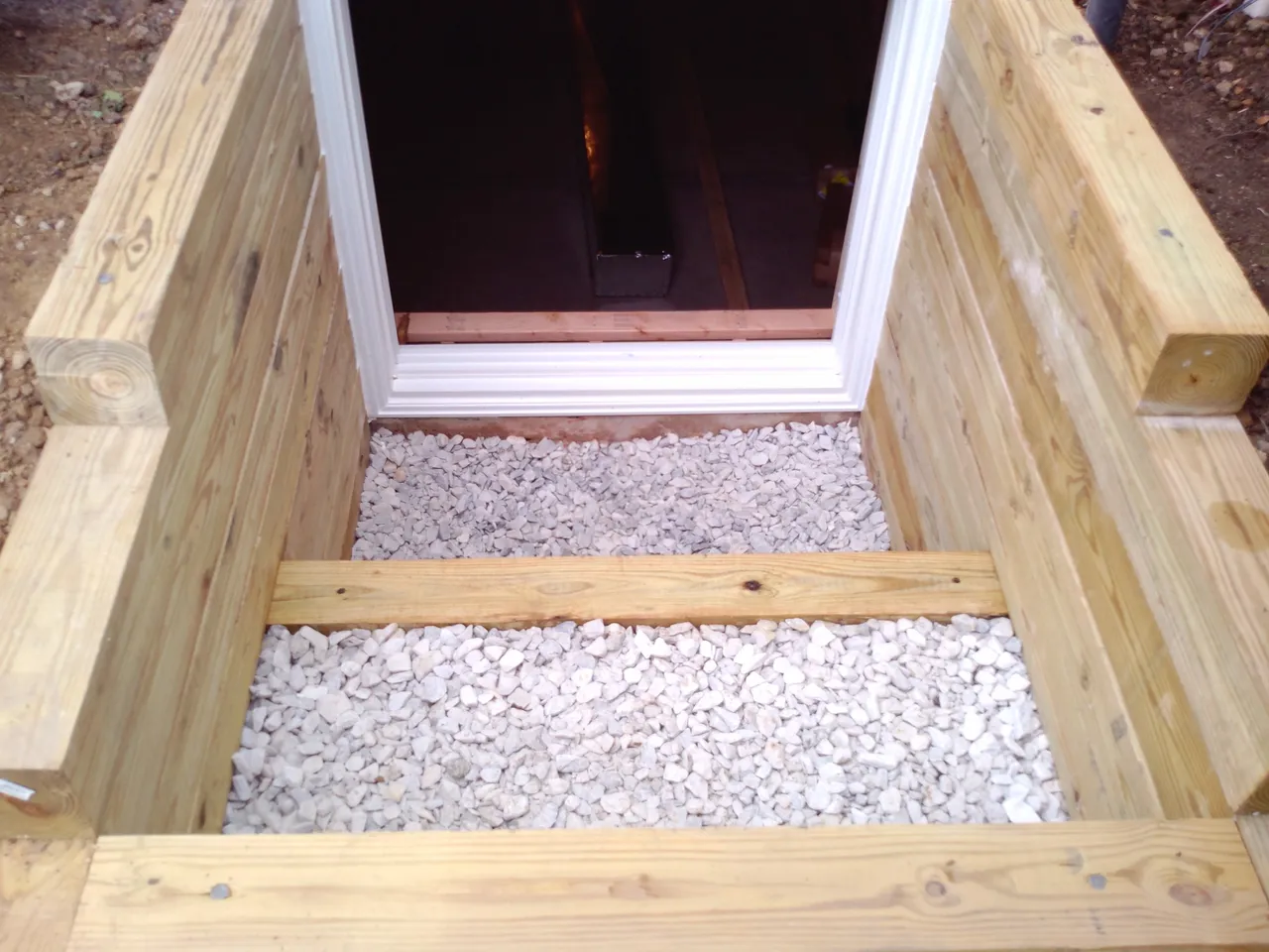 Custom Timber Window Well